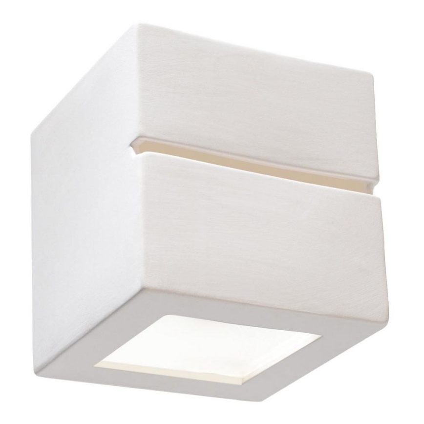 Sollux SL.0230 - Väggbelysning LEO LINE 1xE27/60W/230V vit