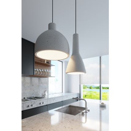 Sollux SL.0280 - Ljuskrona med snöre EMPOLI 1xE27/15W/230V vit