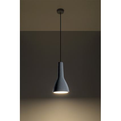 Sollux SL.0280 - Ljuskrona med snöre EMPOLI 1xE27/15W/230V vit