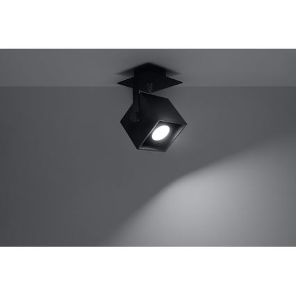 Sollux SL.0319 - Spotlight CEDRA 1 1xGU10/40W/230V svart