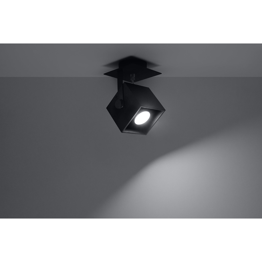 Sollux SL.0319 - Spotlight CEDRA 1 1xGU10/40W/230V svart