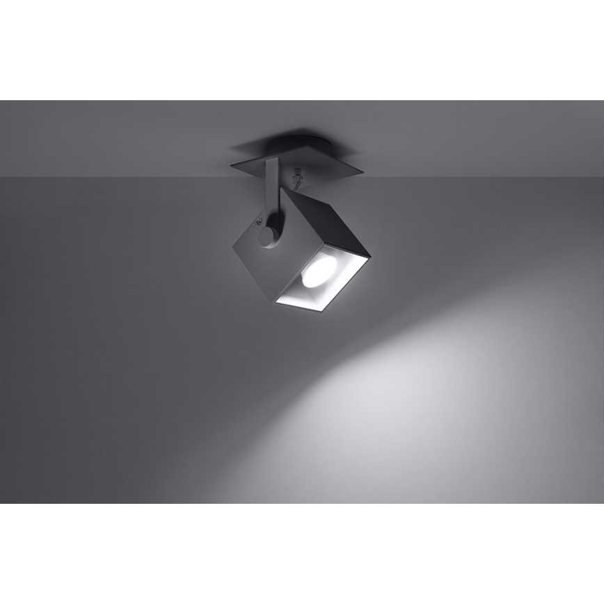 Sollux SL.0321 - Spotlight CEDRA 1 1xGU10/40W/230V grå