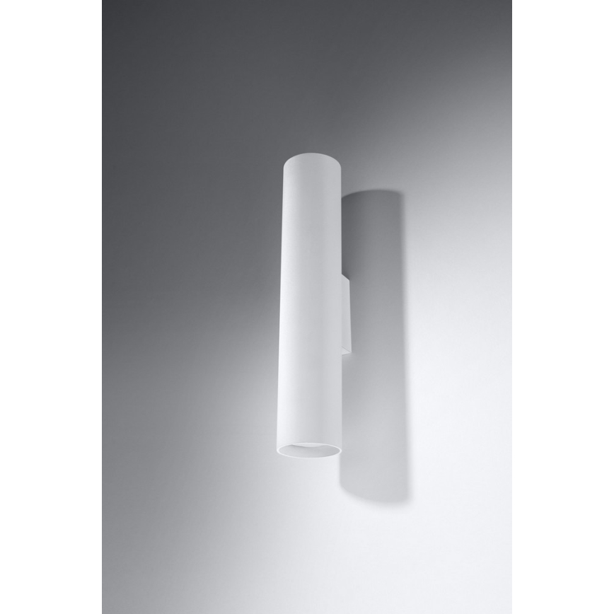 Vägglampa LAGOS 2xGU10/10W/230V vit