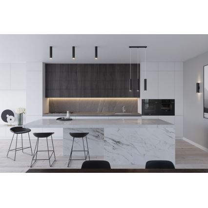 Vägglampa LAGOS 2 2xGU10/10W/230V svart