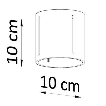Sollux SL.0355 - Takbelysning INEZ 1xG9/40W/230V vit