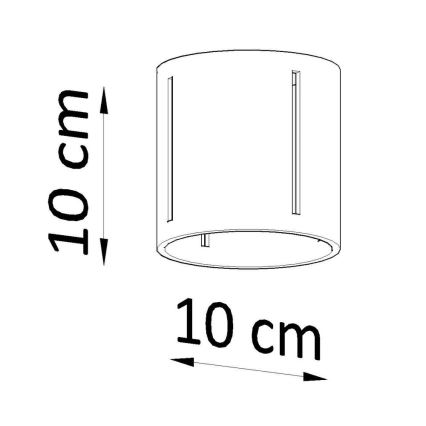 Sollux SL.0357 - Takbelysning INEZ 1xG9/40W/230V grå