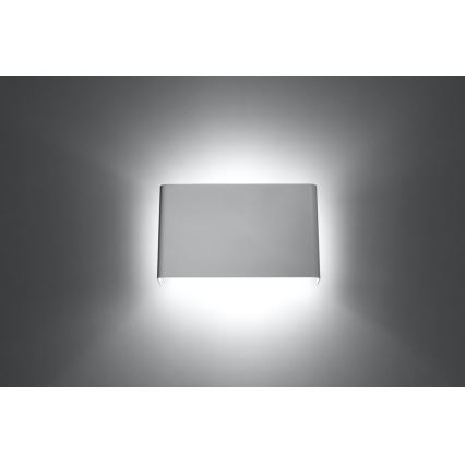 Sollux SL.0419 - Väggbelysning COPERTURA 2xG9/40W/230V vit