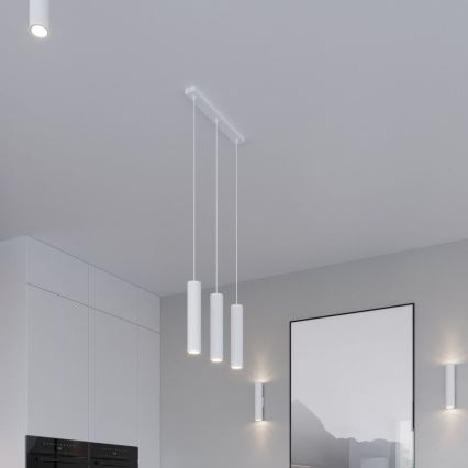Spotlight LAGOS 1xGU10/10W/230V 30 cm vit