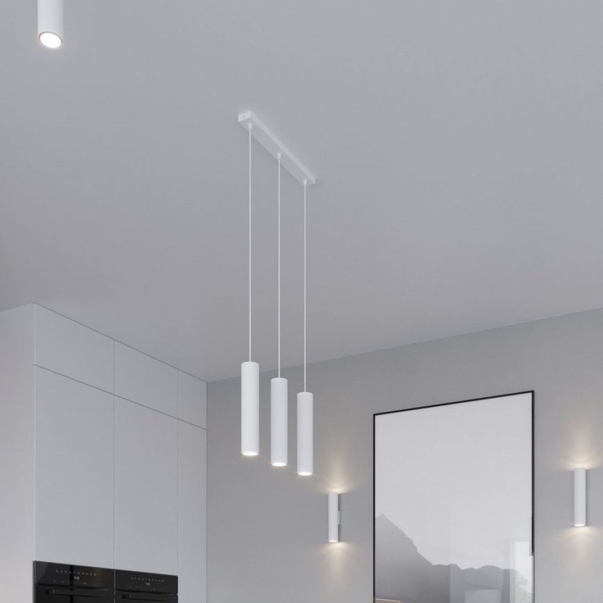 Spotlight LAGOS 1xGU10/10W/230V 30 cm vit