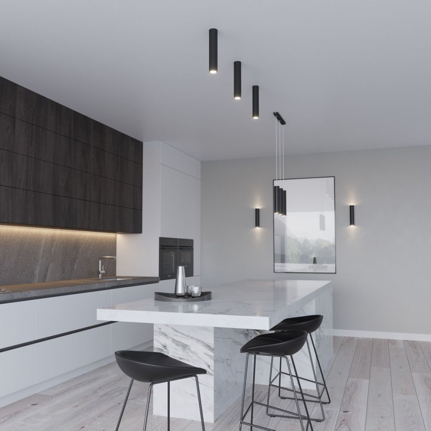 Spotlight LAGOS 1xGU10/10W/230V 30 cm svart