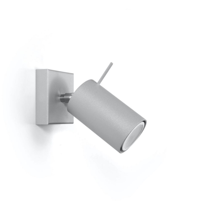 Väggspotlight RING 1xGU10/10W/230V