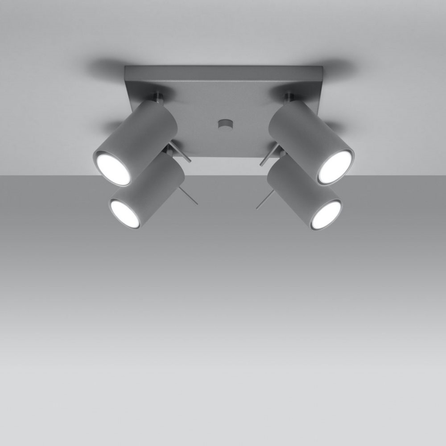 Tak spotlight RING 4xGU10/10W/230V
