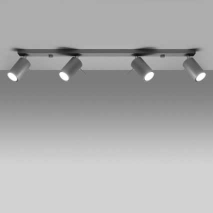 Tak spotlight RING 4xGU10/10W/230V