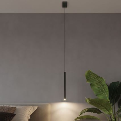 Ljuskrona med textilsladd PASTELO 3xG9/8W/230V svart