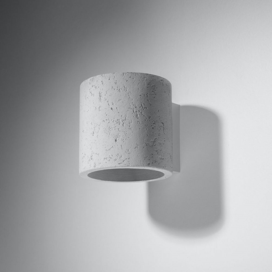 Väggspotlight ORBIS 1xG9/40W/230V betong