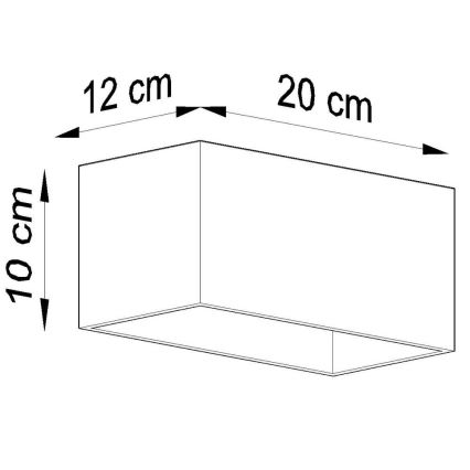Vägglampa QUAD MAXI 2xG9/40W/230V