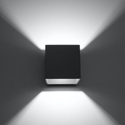Väggspotlight QUAD 1 1xG9/8W/230V antracit