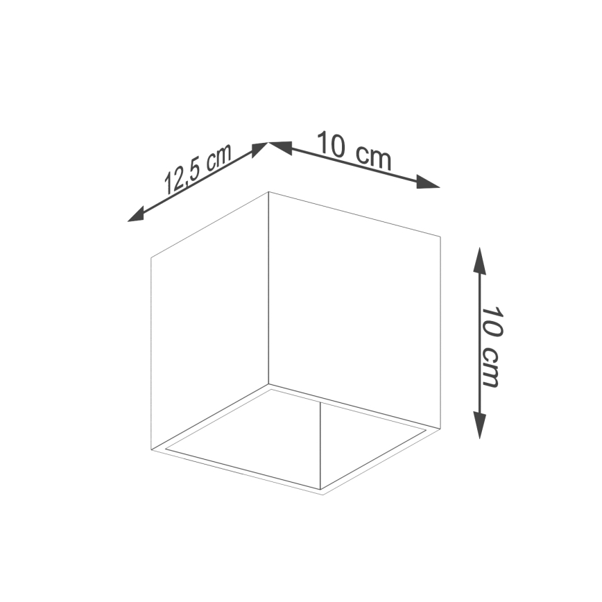 Väggspotlight QUAD 1 1xG9/8W/230V antracit