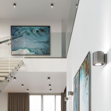 Väggspotlight ORBIS 1 1xG9/40W/230V antracit