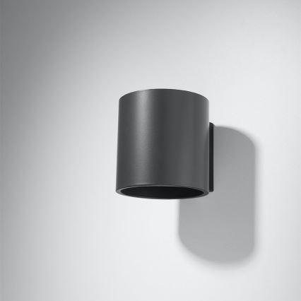 Väggspotlight ORBIS 1 1xG9/40W/230V antracit