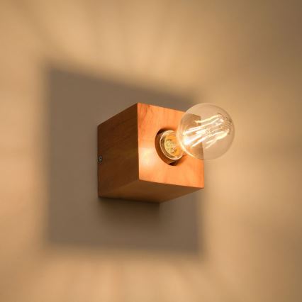 Vägglampa ABEL 1xE27/60W/230V bok