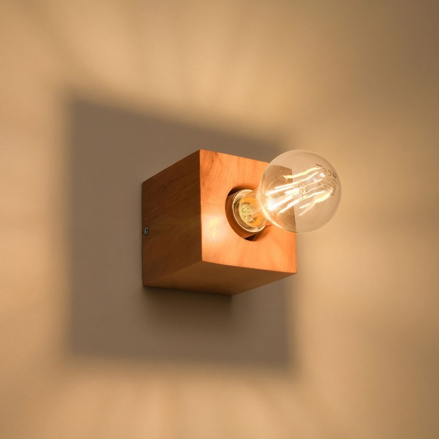 Vägglampa ABEL 1xE27/60W/230V bok
