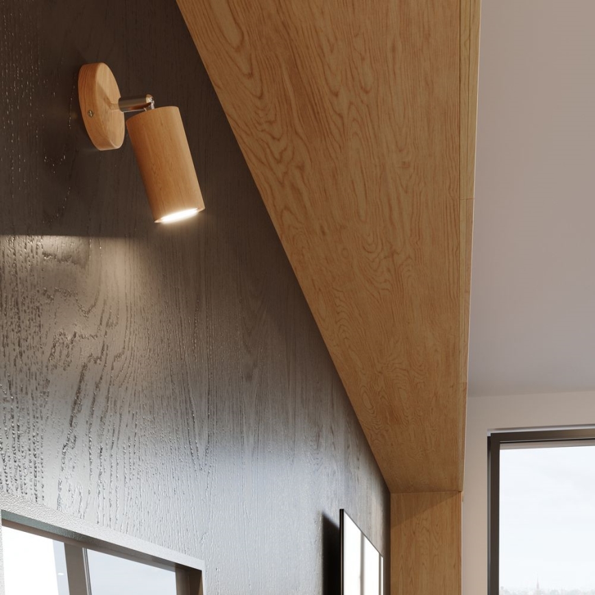 Väggspotlight BERGE 1xGU10/40W/230V bok