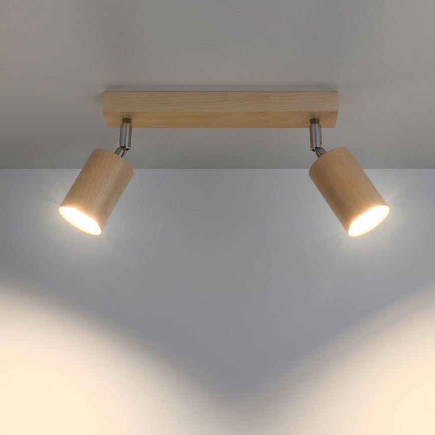 Spotlight BERGE 2xGU10/40W/230V bok