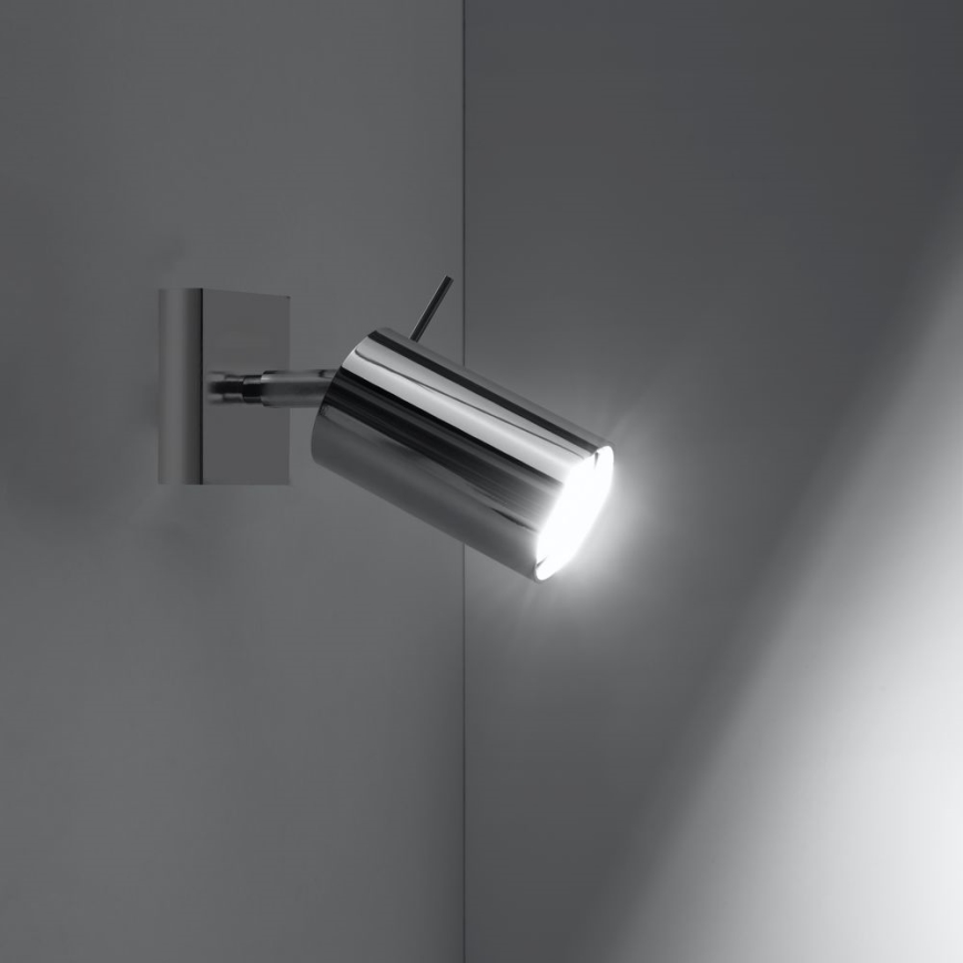 Väggspotlight RING 1xGU10/10W/230V