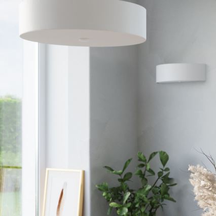 Taklampa SKALA 3xE27/60W/230V diameter 30 cm vit
