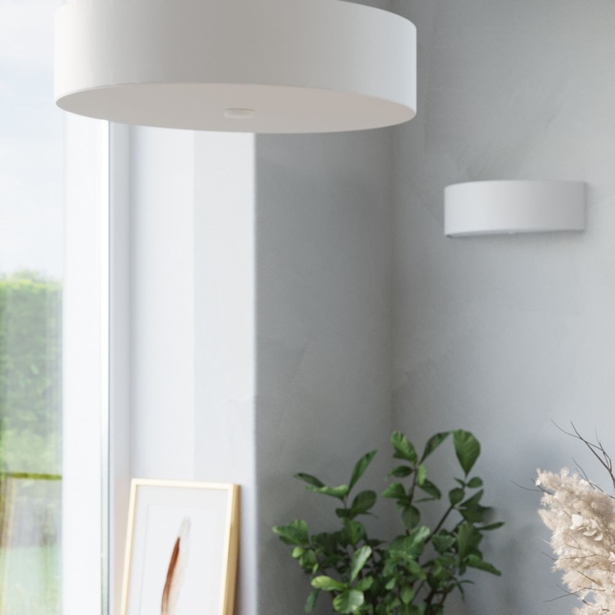 Taklampa SKALA 3xE27/60W/230V diameter 30 cm vit