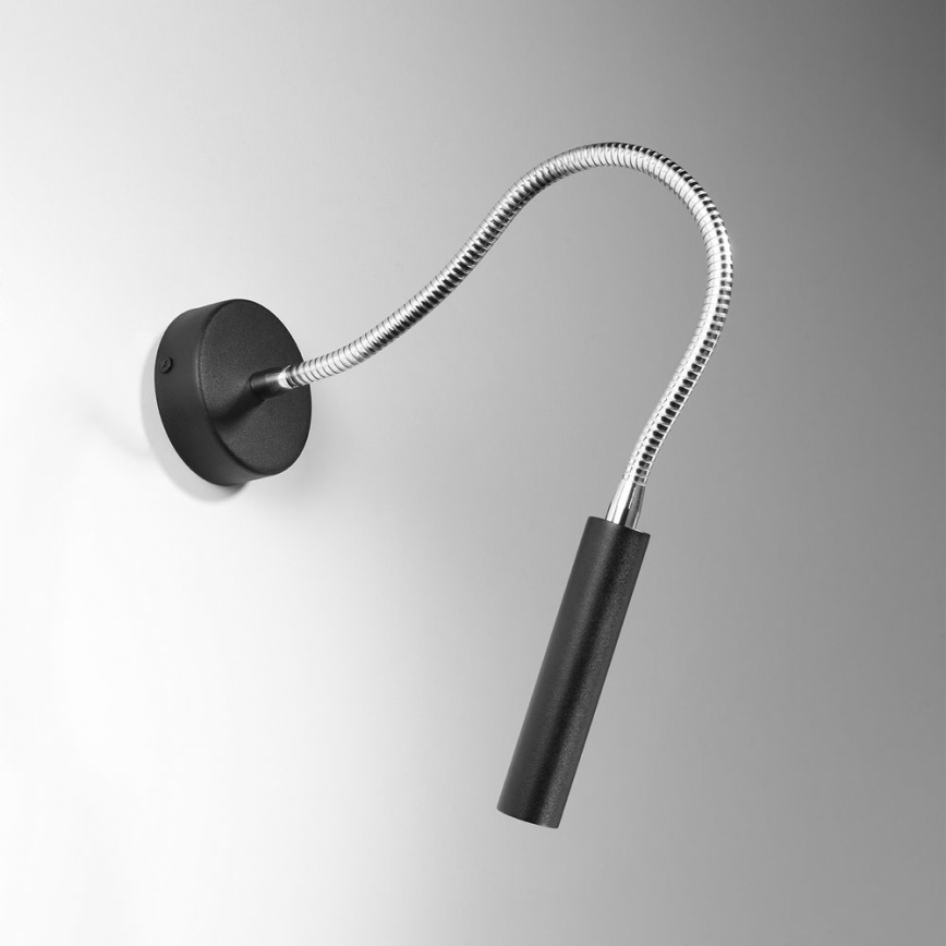 Flexibel liten lampa AXIL 1xG9/12W/230V svart