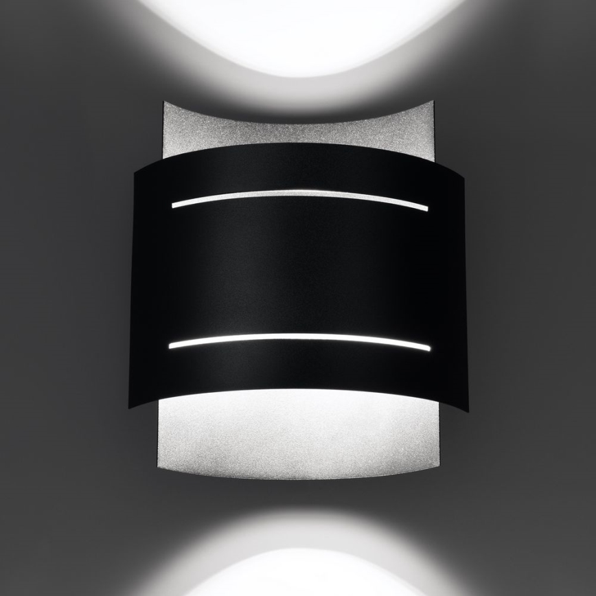 Vägglampa  HESTIA 1xG9/40W/230V svart
