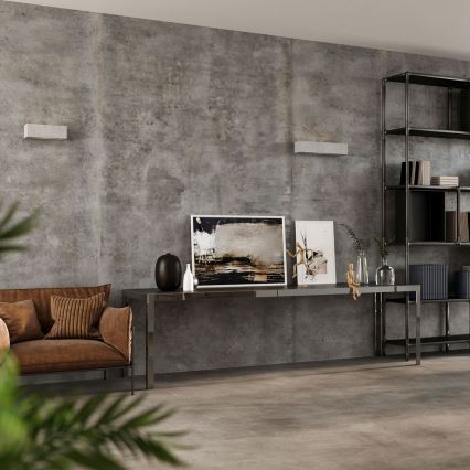 Vägglampa  VEGA 2xE27/60W/230V 50 cm konkret