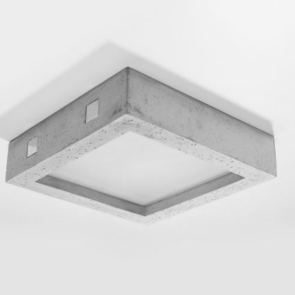 LED taklampa  RIZA LED/18W/230V konkret