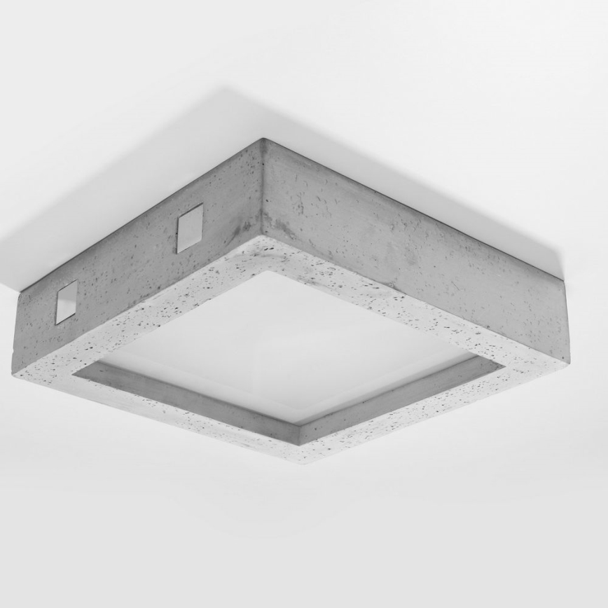 LED taklampa  RIZA LED/18W/230V konkret