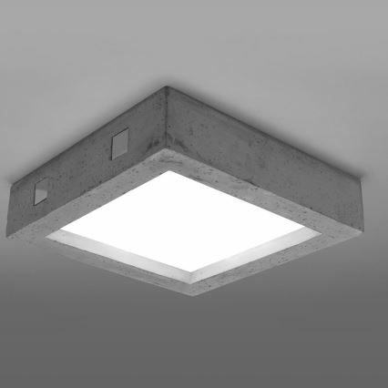 LED taklampa  RIZA LED/18W/230V konkret