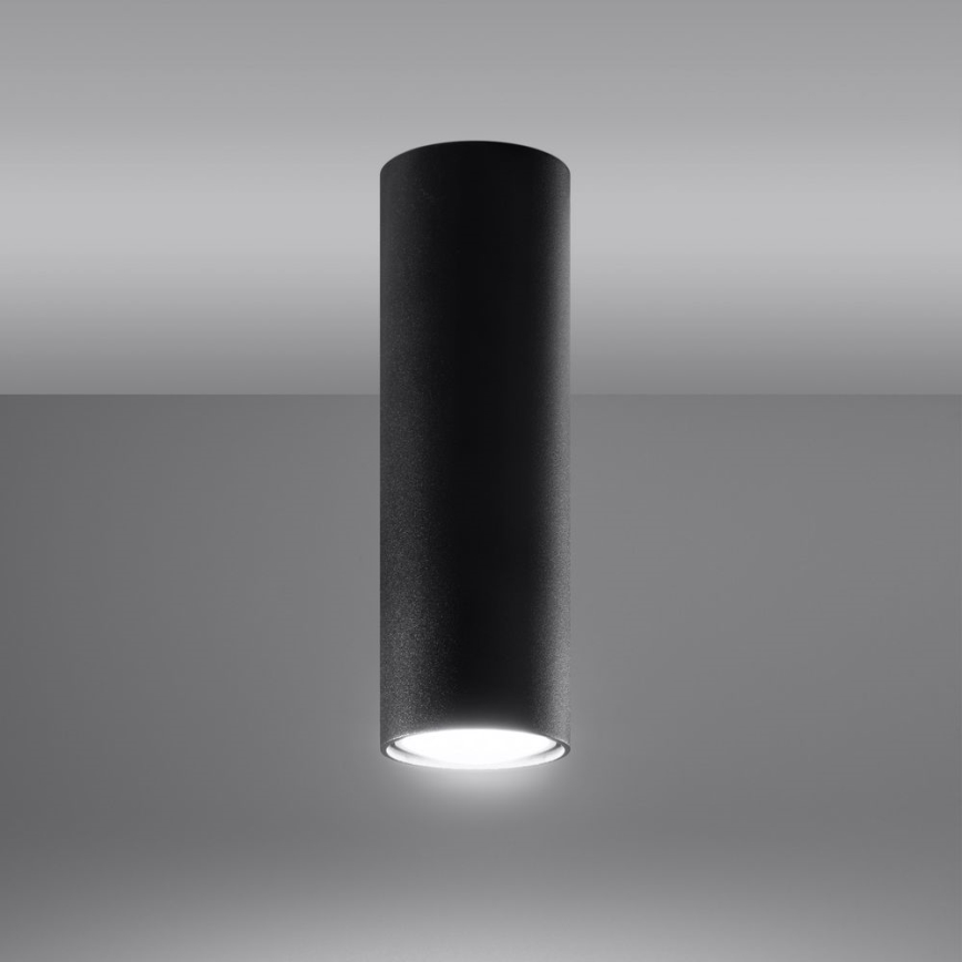 Spotlight LAGOS 1xGU10/10W/230V 20 cm svart