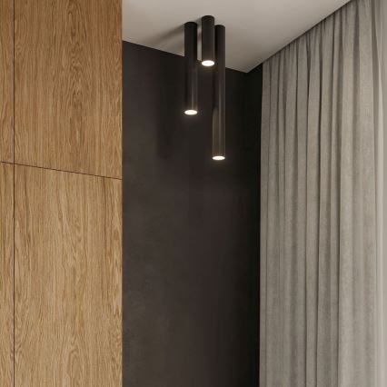 Spotlight LAGOS 1xGU10/10W/230V 40 cm svart