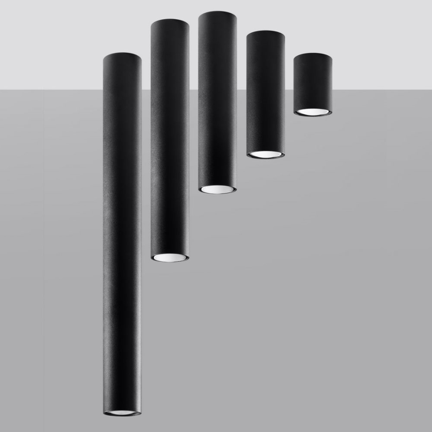 Spotlight LAGOS 1xGU10/10W/230V 40 cm svart