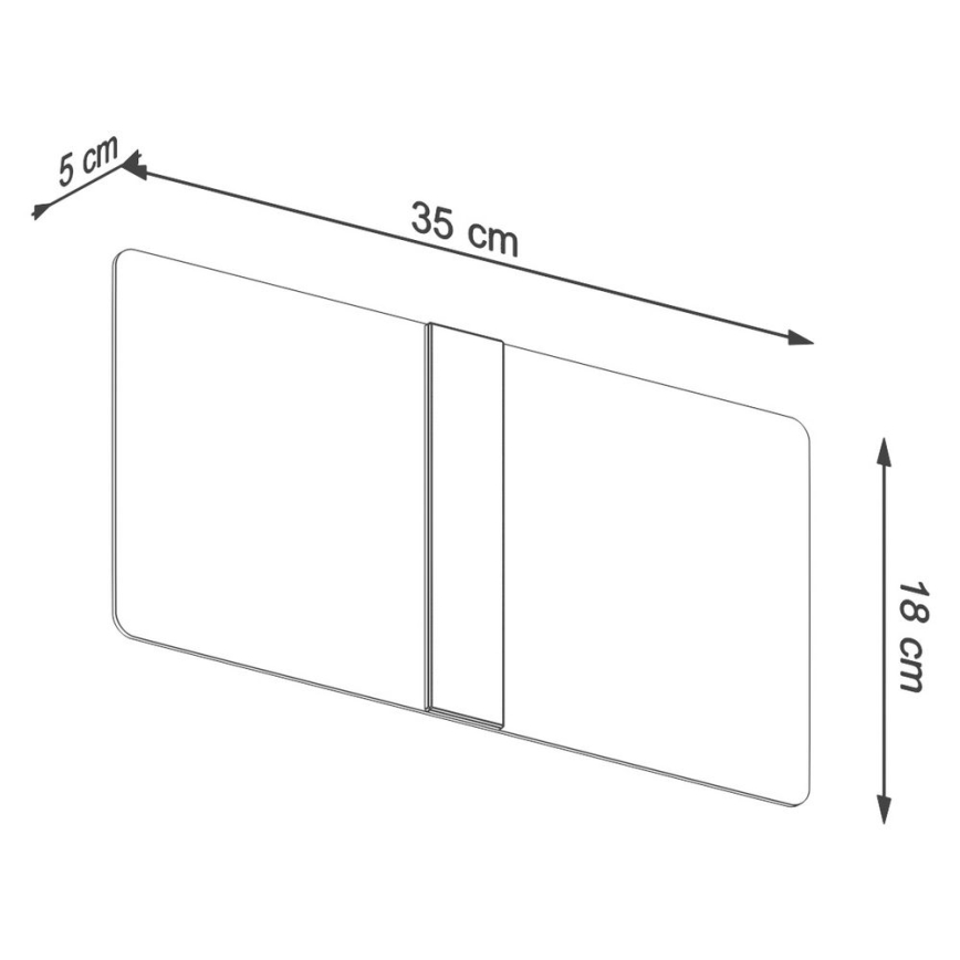 Vägglampa  AZALIA 2xG9/40W/230V