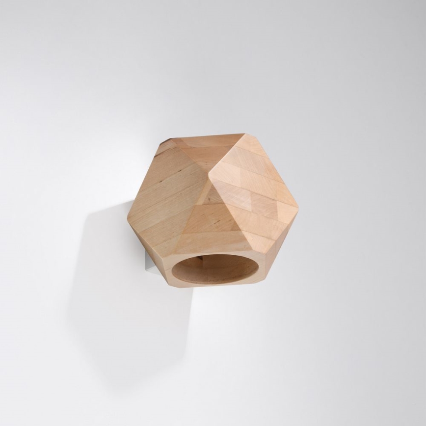 Vägglampa WOODY 1xG9/40W/230V ek