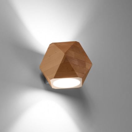 Vägglampa WOODY 1xG9/40W/230V ek