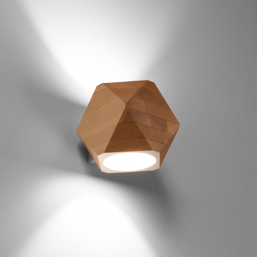 Vägglampa WOODY 1xG9/40W/230V ek