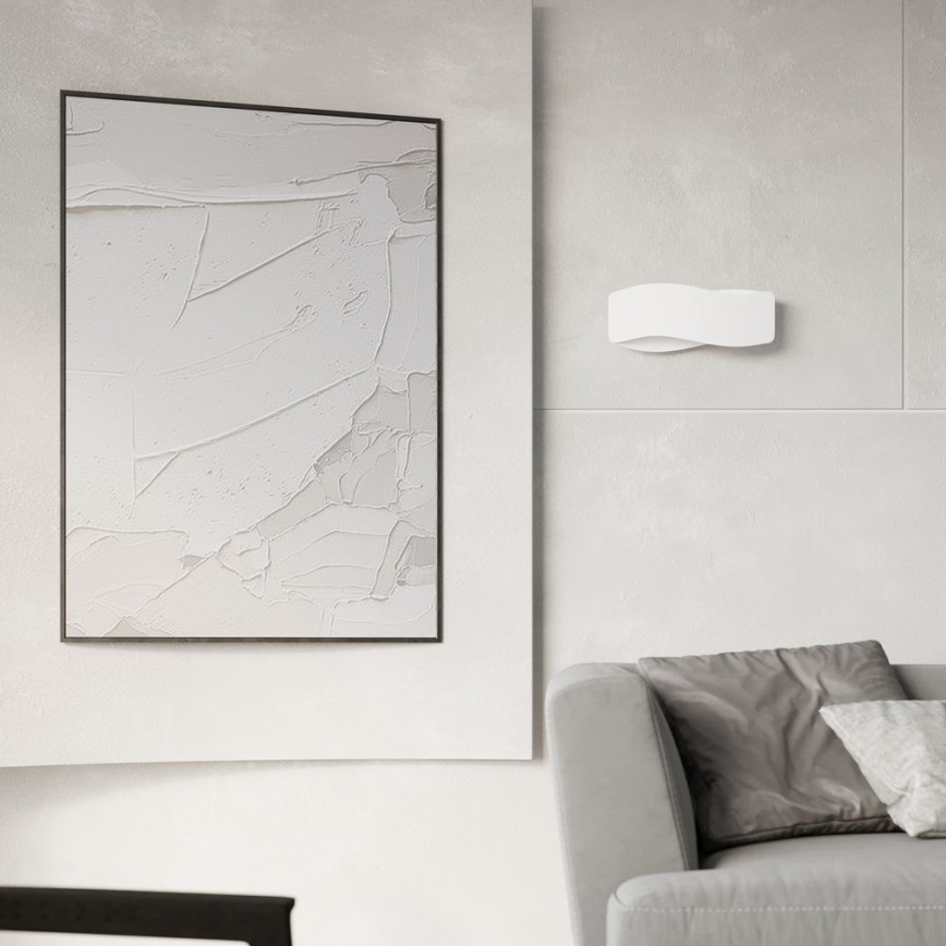 Vägglampa  TILA 1xG9/40W/230V 30 cm vit