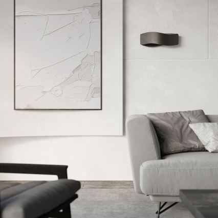 Vägglampa  TILA 1xG9/40W/230V 30 cm svart