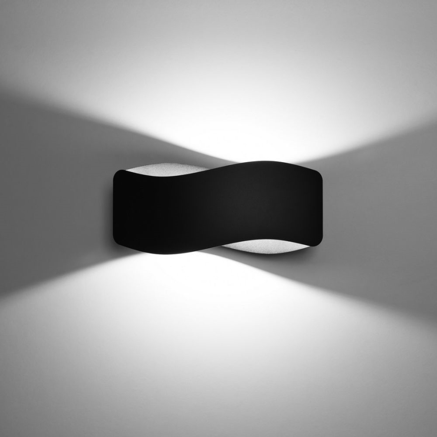Vägglampa  TILA 1xG9/40W/230V 30 cm svart