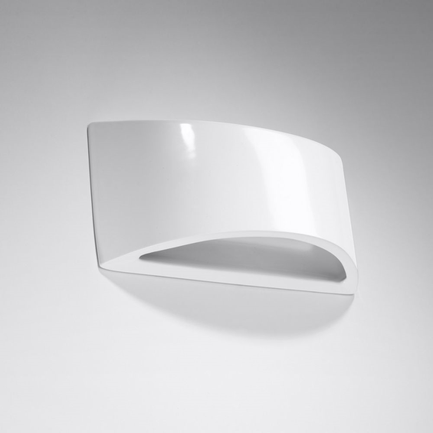 Vägglampa VIXEN 1xG9/40W/230V glänsande vit