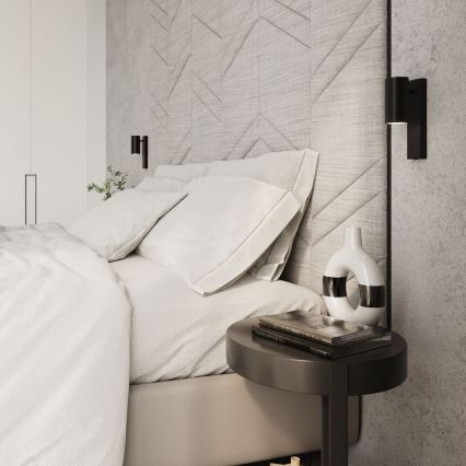 Vägglampa  UTTI 1xGU10/40W/230V svart