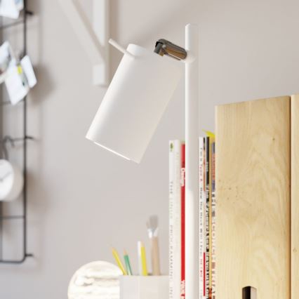 Bordslampa RING 1xGU10/10W/230V vit